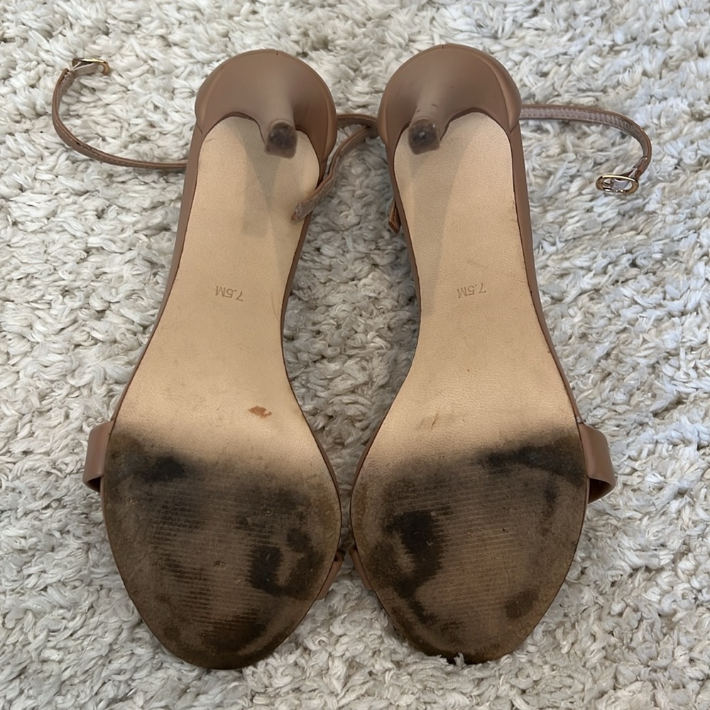 Steve Madden Barely There High Heels Size 7.5 - image 3